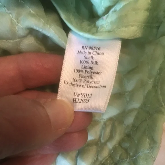 Coldwater Creek Silk Quilted Jacket Size PL Large Petite - Picture 11 of 17